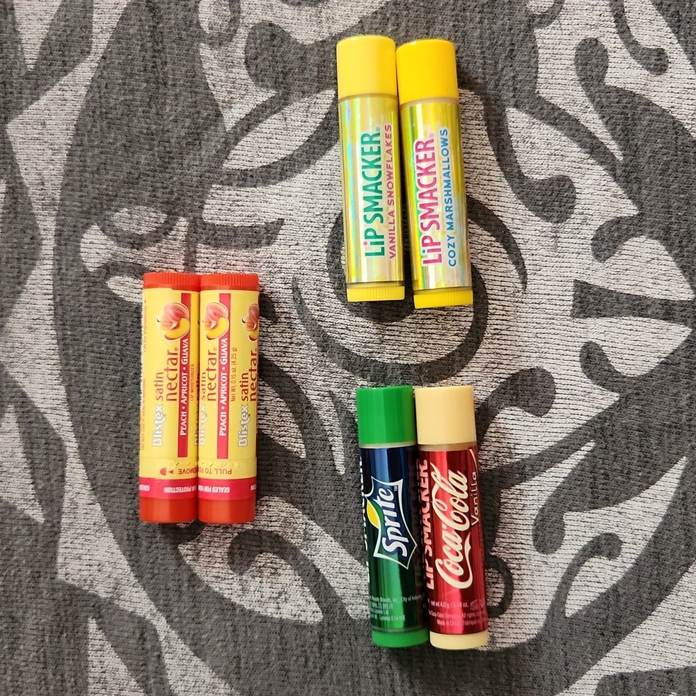 6 new chapsticks